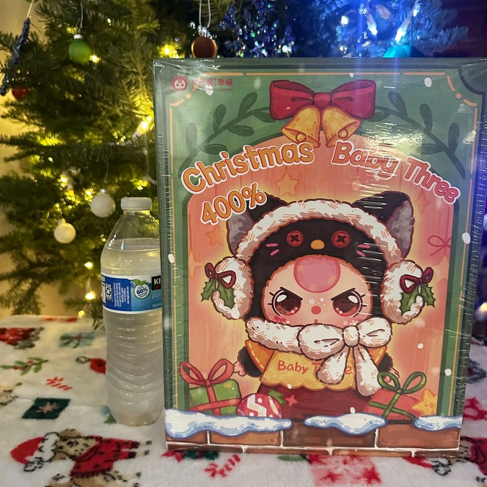 🎄 Baby Three “Merry Christmas” 400% Figure – Full Series Box (Blind Box)🎄